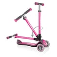 thumbnail image 3 of Globber Elite Deluxe 3-Wheel Kids Kick Scooter for Boys and Girls, Deep Pink, 3 of 7