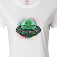 thumbnail image 4 of Inktastic Spaceship Funny Alien Outer Space Women's T-Shirt, 4 of 5