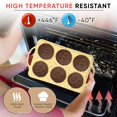 thumbnail image 5 of Bake Boss Moldes Para Muffins De Silicona Con Tapa Gigante Para Hornear Molde Para Muffins Gigante De Silicona De 4 Pulgadas Molde Para Huevos De 6 Tazas Para Hornear Muffins Ingleses Whoopie Pies Boc, 5 of 5