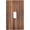 Brown-Wood, variant on Italy Flag Italian Icon Switch Cover, 2 Gang Double Rocker Wall Plate for Home Decor, 4.7 x 4.6 in