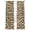 Brown, variant on Leopard Printed Sheer Curtains 96 Inch Length 2 Panels Set, Modern Animal Fur Patterns Voile Window Treatment Semi Sheer Long Curtains Drapes for Bedroom/Living Room/Kitchen 52"x96"x2