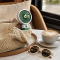 thumbnail image 6 of Portable Macaroon Mini Fan, Rechargeable Handheld Fan, 6.91×1.97 inches, for Outdoor Travel Camping Commuting, Avocado Pattern（Green）, 6 of 7