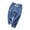 Dark Blue, variant on biudgviw Denim Pants for Boys Girls Cotton High Elastic Waisted Cinch Bottoms Jeans Fall Stretch Drawstring Trousers with Pockets