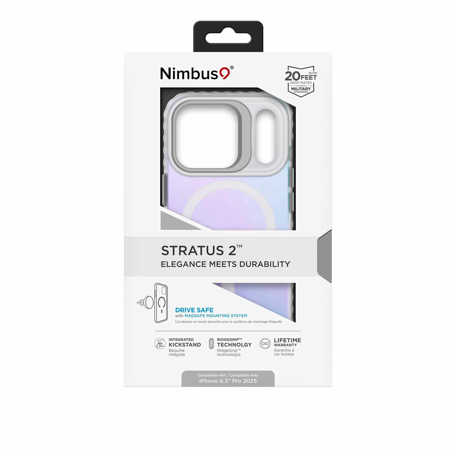 Nimbus9 Stratus 2 MagSafe Case Smoke for iPhone 17 Pro