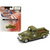 Classic Metal Works 30516 1941-1946 Chevrolet Pickup Truck U.S. Army 1 by 87 HO Scale Model Car