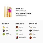 Montale Unisex Beast Love EDP Spray 3.4 oz Fragrances 3760260458955