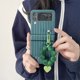 thumbnail image 1 of Funda de teléfono JoPendant con cuentas de felpa bonitas para Samsung Galaxy Z Flip 4 3 Z Flip3 ZFlip4 5G, funda sólida a rayas con bisagras, fundas para documentos zhangmengya LED, 1 of 2
