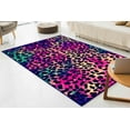 thumbnail image 4 of Leopard Pattern Rug, Pink Rugs, Pink Leopard Rug, Modern Rugs, Living Room Rug, Housewarming Gift, Anti-Slip Carpet, Gift For The Home, 3.3'x5' - 100x150 cm, 4 of 5
