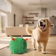 thumbnail image 5 of Squeaky Plush Dog Ball Toy with Bell 6.3 Inch Soft Interactive Fetch Toy for Small & Medium Dogs Lightweight Chew Toy for Puppies Light Chewers Indoor Training & Play, 5 of 7