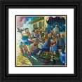 thumbnail image 1 of West, Ronald 26x26 Black Ornate Wood Framed with Double Matting Museum Art Print Titled - The Good Life (La Belle Vie), 1 of 4