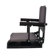 Ozark Trail Hard Arm Stadium Seat, Gray