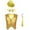 Gold, variant on Alvivi Kids Boys Sequins Jazz Hip-hop Disco Dance Top Vest with Hat Bowtie Necktie Performance Costume Hot Pink 7-8