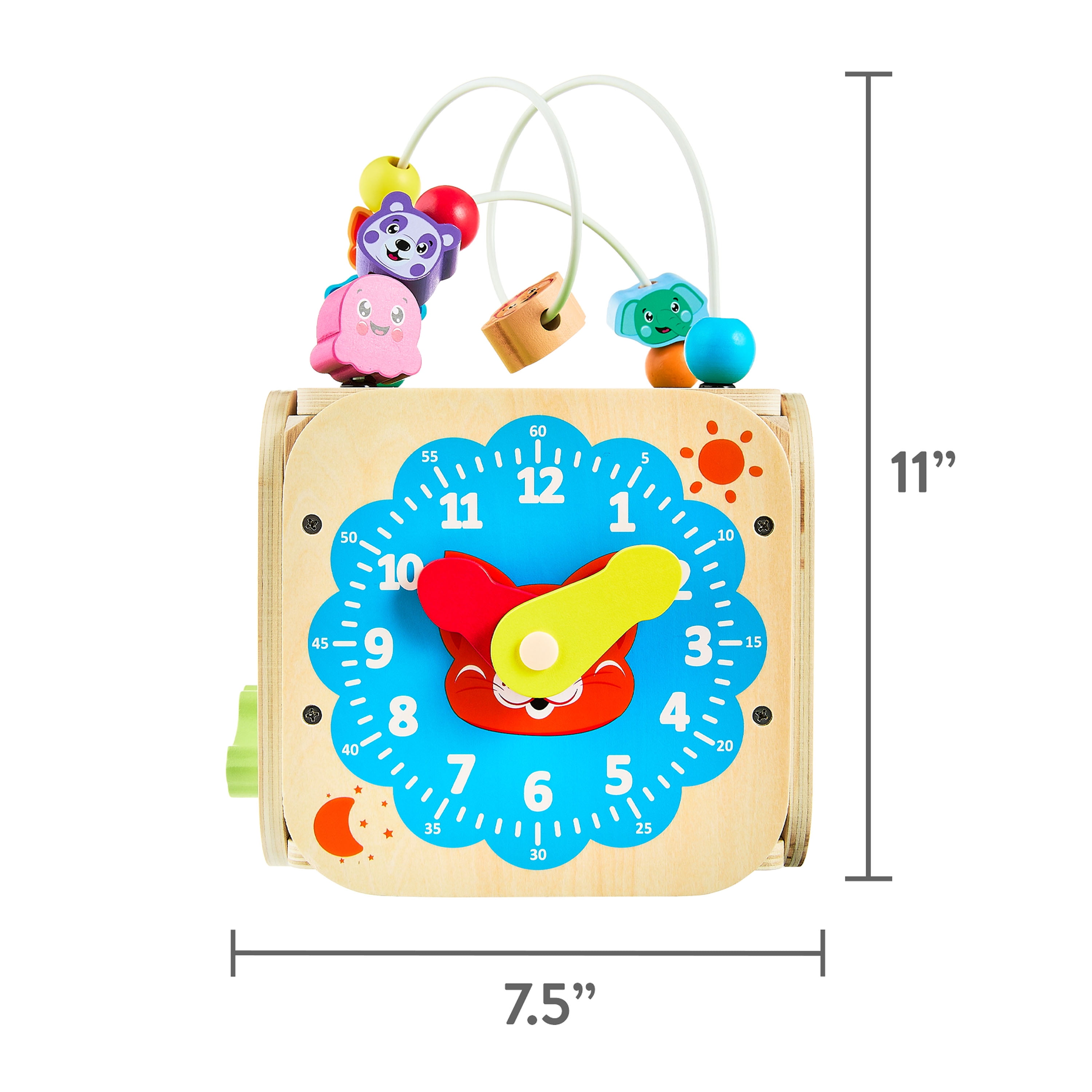 Spark Create Imagine Wooden Block Sorting Activity Cube, Baby and Toddler Toys, Age Group Is 12m+