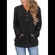 thumbnail image 3 of Suéteres de Mujer, Sudaderas con Capucha de Larga de Otoño, Sudaderas para Mujer, Ropa Informal Holgada de Moda Negro L, 3 of 6
