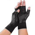 thumbnail image 1 of Copper Arthritis Compression Gloves Support Hand Wrist Pain Relief, 1 of 5