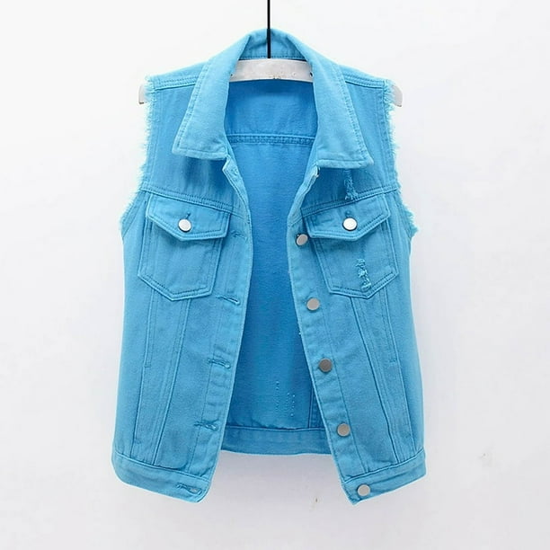Jean vest for girl deals