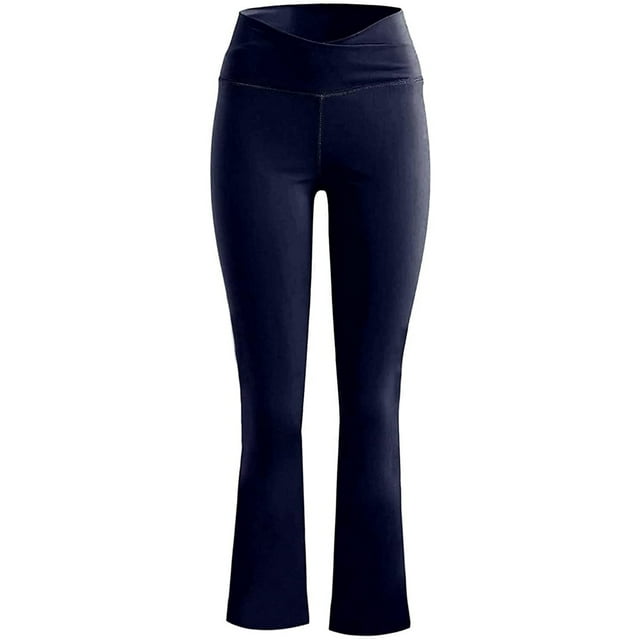 Kiapeise Women Bootcut Yoga Pants High Waisted Leggings Stretch Yoga