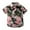 Pink, variant on KAUOD Baby Boys Casual Cartoon Print Tee Button Down Slim-Fit Tops Short Sleeve Aloha Hawaiian Shirt Clothes 18M-5T