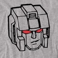 thumbnail image 2 of Transformers Starscream Head Women's T Shirt, Athletic Heather, Small, 2 of 6