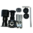 thumbnail image 2 of Complete Set For Toilet Fixing Plastic Stainless Steel Installation Kit Toilet Fixing Kit Robust Plastic Construction, 2 of 10