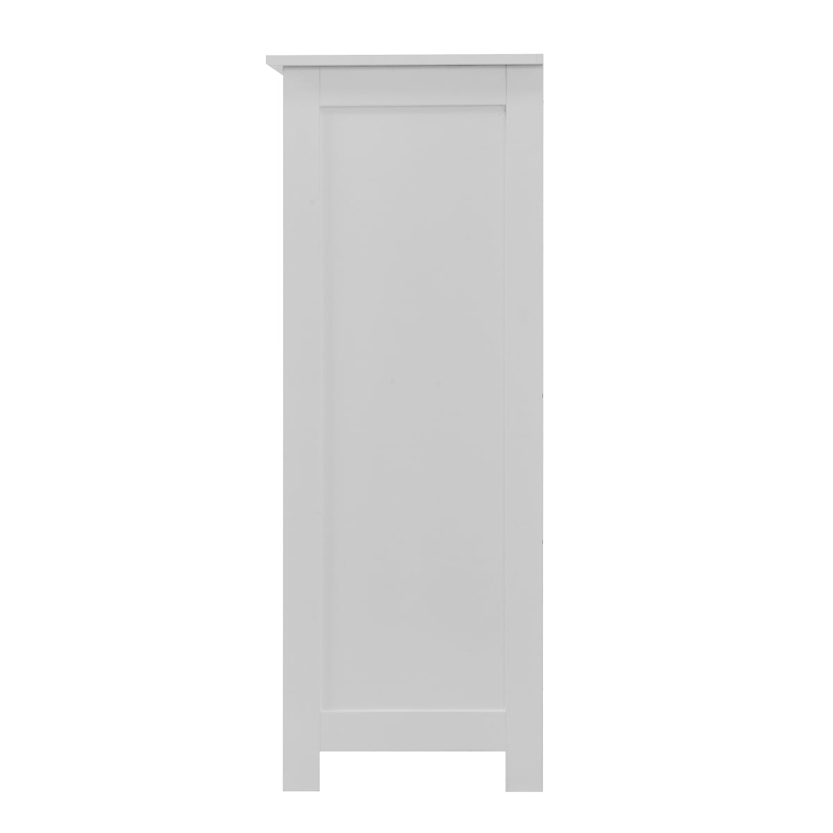 White Freestanding Bathroom Storage Cabinet Drawer-Equipped Cabinet for Bathroom Organization