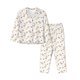 thumbnail image 1 of Fotbe Dachshund Dog Puppy Conjunto de Pijama de Manga Larga para Mujer con Estampado, Ropa de Dormir de 2 Piezas, Conjunto de Casa Suave y Cómodo con Bolsillos-Medium, 1 of 7