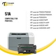 thumbnail image 2 of Toner Bank 4-Pack Compatible Toner Cartridge for HP Q7551A LaserJet P3005 P3005D P3005X P3005N M3027-MFP M3027X-MFP M3035-MFP M3035XS-MFP Black, 2 of 7