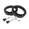thumbnail image 1 of Unique Bargains Anneau d'espacement pour haut-parleur Tweeter Adaptateur d'espacement pour haut-parleur pour Volkswagen Golf 6 VI de 2008 à 2012 Noir étanche pour 6,5" ABS 2 ensembles, 1 of 1