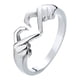 thumbnail image 1 of Anillos para mujer, regalos para mujer, anillos de moda europeos y románticos con diseño geométrico de manos y corazón, ideal para parejas. 1, 1 of 2