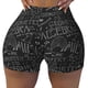 thumbnail image 2 of Fotbe Black Scientific Shorts Sin Costuras – Shorts Deportivos de Cintura Alta para Mujer, Elásticos para Gimnasio, Yoga, Running o Ciclismo-Medium, 2 of 8