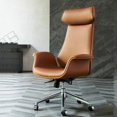 thumbnail image 4 of Accent Rolling Office Chairs Study High Back Floor Nordic Designer Chairs Modern Work Silla De Oficina Office Furniture 30XP My Lux Decor Round, 4 of 10