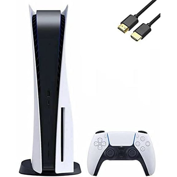 Newest Playstation 5 Disc Version PS5 Console, 4K-TV Gaming, 16GB GDDR6 RAM, 8K Output, WiFi 6, 825GB SSD with LPT Ultra-High Speed HDMI