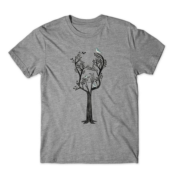 Mighty Circus Guitar Tree T-Shirt 100% Cotton Premium Tee NEW - Gray, Extra Large
