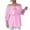 A394 Pink, variant on Mifsaly Womens Off The Shoulder Tops Oversized T-Shirts Big Bow Knot Detail Ruffle Trim Bardot Blouse Loose Fit Summer Shirt Elegant Going Out Party Top Fashion Flowy Blouse XXL
