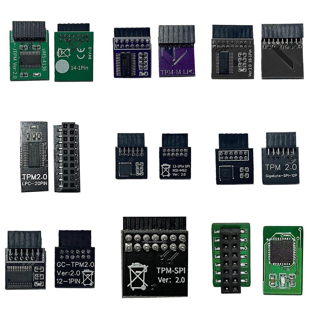 Tpm2.0 Security Module Supports Multi-brand Motherboards 12 14 18 20-1pin 2 HO T E7W0