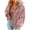 Pink, variant on BiZtdJrK Womens Fleece Zip Up Jacket with Hooded Solid Color Long Sleeve Sweatshirt Jackets Casual Pockets Hoodies Coat Fall Clothes Ofertas Flash Black XXL