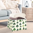 thumbnail image 5 of Storage Box With Lid 16.5x12.6x11.8In Foldable Stacked Household Storage Box Green Christmas Tree, 5 of 7