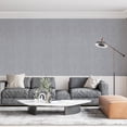 thumbnail image 4 of Dundee Deco Peel and Stick Faux Fabric Wallpaper Roll, 24" x 9', Grey, 4 of 8