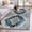 Blue, variant on 3'x5' Area Rugs, Blue Boho Floral Indoor Outdoor Area Rug for Living Room Bedroom, Vintage National Floral Textured Washable Bathroom Rugs Kitchen Floor Carpet Mats Home Decor Aesthetic