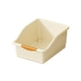 thumbnail image 2 of pstuiky Large Capacity Plastic Storage Box with Wheels Multi-Functional Cabinet & Bathroom Organizer Basket Deep Design for Snacks, Drinks & Home Essentials 28X21.5X13.3Cm, 2 of 6