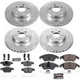 thumbnail image 3 of PowerStop Front and Rear Z23 Evolution Sport Carbon-Fiber Ceramic Brake Pad and Drilled & Slotted Rotor Kit Fits: MERCEDES-BENZ Select Models K5793, 3 of 10