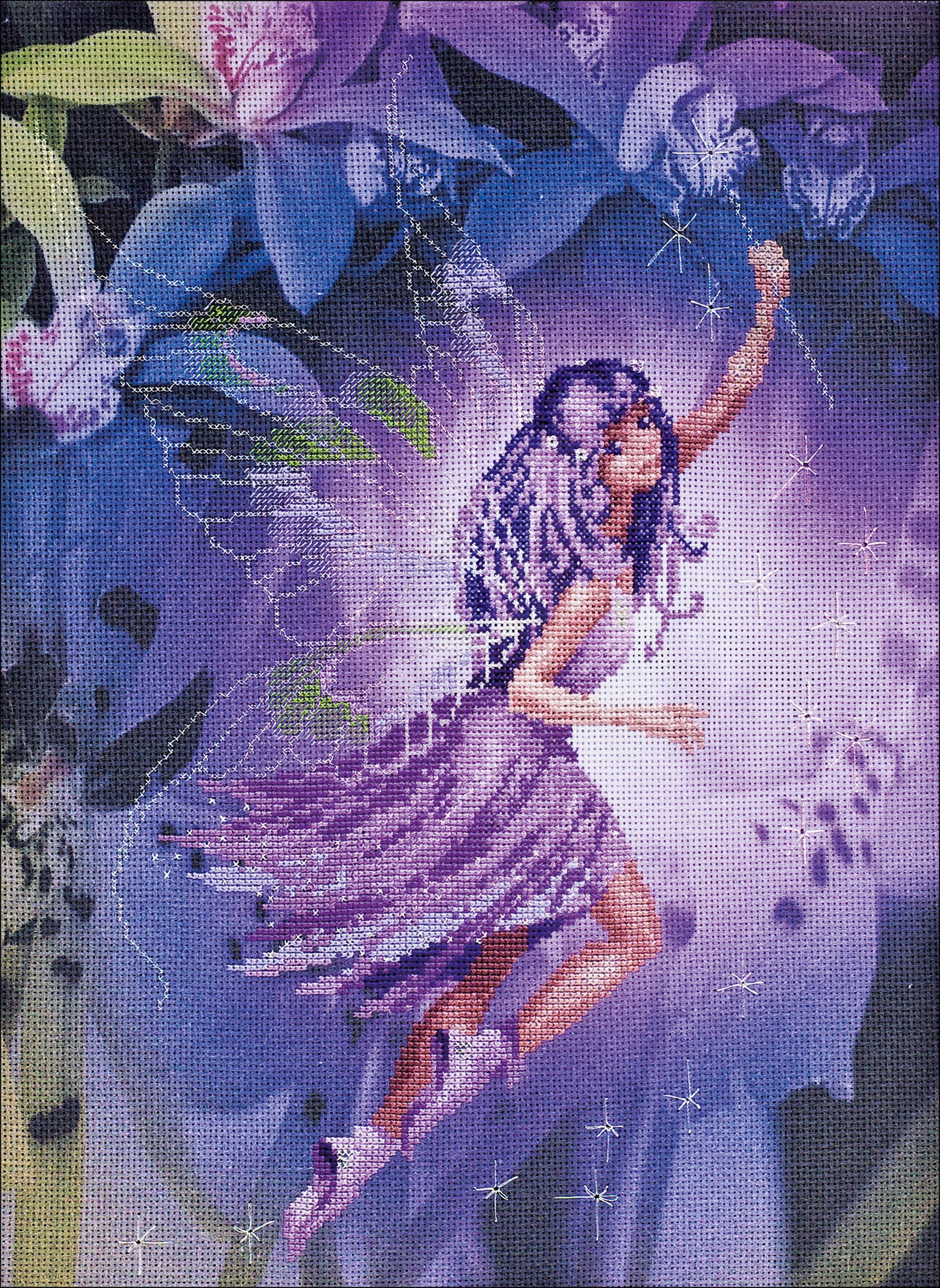 RIOLIS Stamped Cross Stitch Kit 11.75"X15.75"Fairy (14 Count