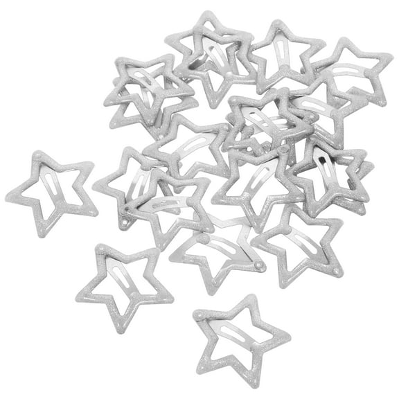 unbranded 20pcs Metal Hair Clips Star Hair Clips Small Snap Hairpins Cute Hair Accessories for Women
