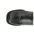 thumbnail image 4 of Ferrini Men's Nash Exotic Ostrich Leg Western Boot Square Toe Black 8 D(M) US, 4 of 5