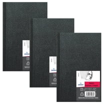 Canson Artist Series Sketch Art Book, Black Cover, Hardbound, 108 Sheet, 5.5x8.5 inch, Pack of 3