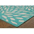thumbnail image 2 of Oriental Weavers Meridian Area Rug 1506L Blue Leaves Petals 2' 3" x 7' 6" Rectangle, 2 of 2