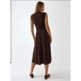 thumbnail image 3 of Comfort Fit Midi Dress with Crew Neck, 3 of 7