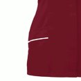 thumbnail image 2 of Loose Fit Tops for Women - Summer Short Sleeve Scrub Nursing Tops Casual Flower Print Workwear Vneck Pockets Uniform, 2 of 4