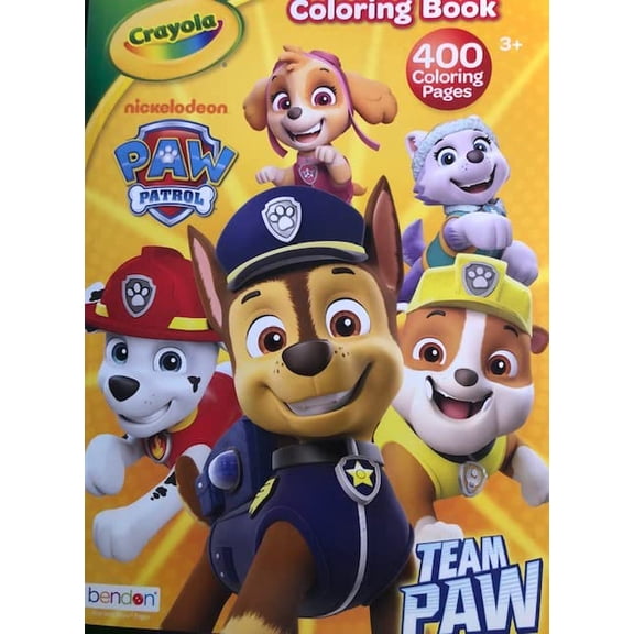 Pre-Owned Crayola / Paw Patrol 400 Coloring and Activity Pages