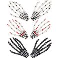 thumbnail image 1 of Pinzas para el Pelo JAMW 6 Piezas Esqueleto Calavera Zombi, 1 of 5